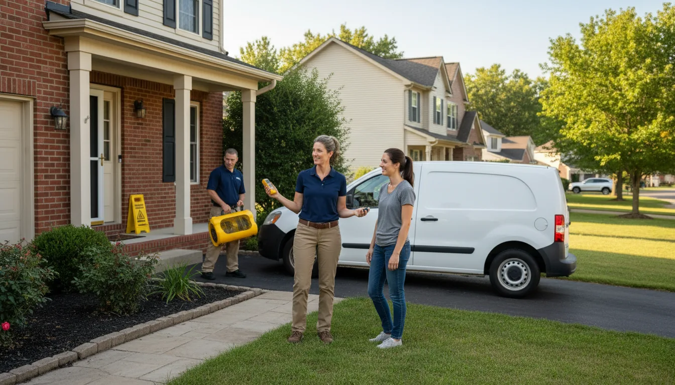 Residential water damage restoration in Roy, MT